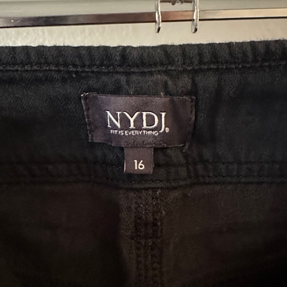 NYDJ Women's Midnight Flare Jeans Teresa Wide Leg, Lift Tuck High Rise - Picture 3 of 7